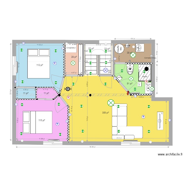 ssol chablis24. Plan de 0 pièce et 0 m2