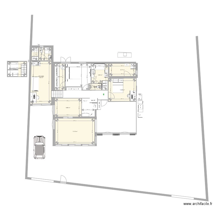 Projet Suite Parentale SEPT1. Plan de 0 pièce et 0 m2