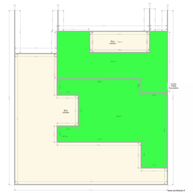 St Lu nlle maison rdj. Plan de 