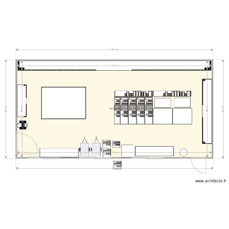 Asso aide à l'emploi existant. Plan de 0 pièce et 0 m2