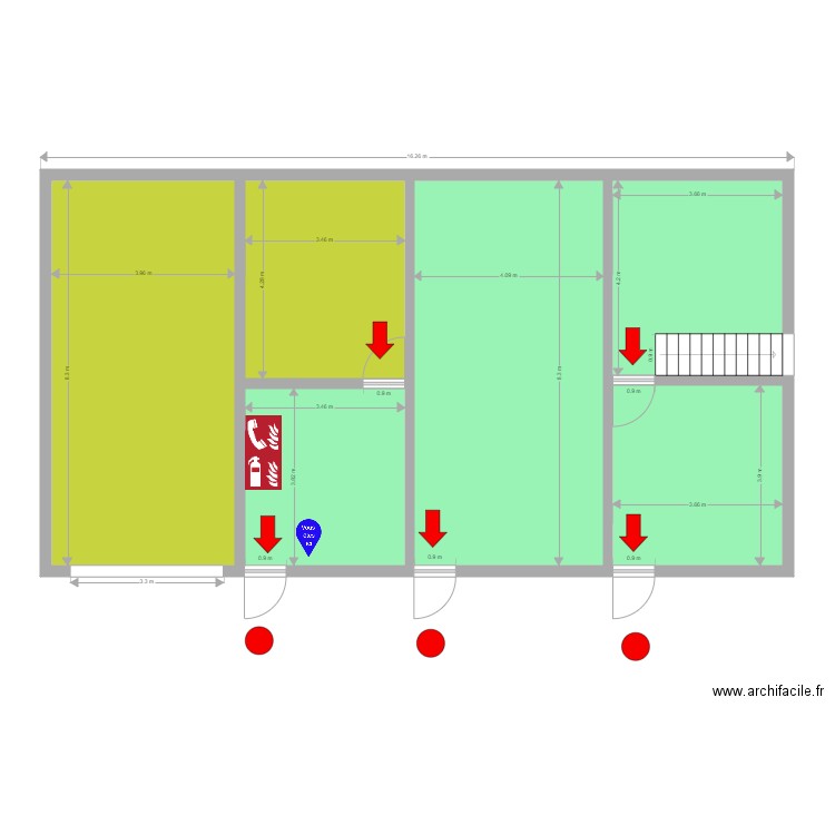 Plan schématique partie A 1. Plan de 0 pièce et 0 m2