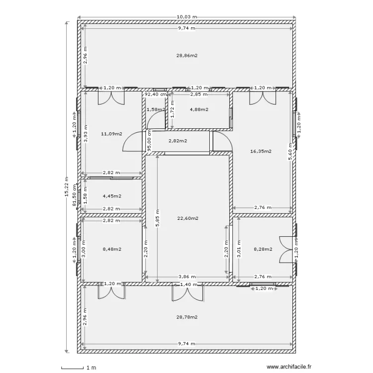 ducos dimensions relles. Plan de ducos dimensions relles. Plan de