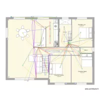 Plan &eacute;clairage Maison Cestas 