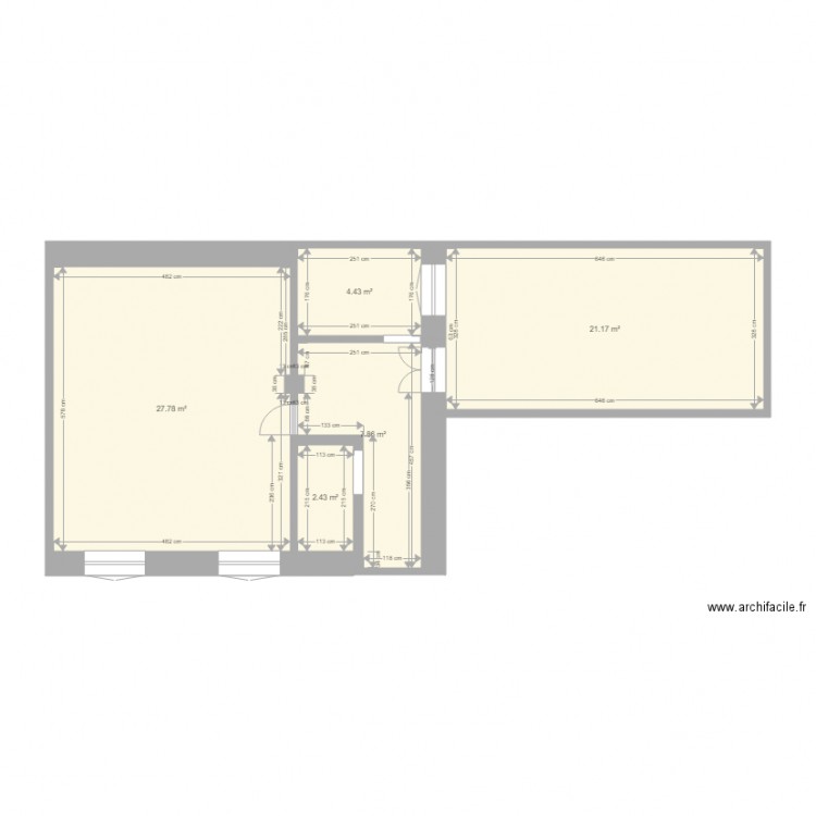 Klauzál tér 15 3 em 25M. Plan de 0 pièce et 0 m2