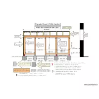 Plan fa&ccedil;ade Ouest Abri de Jardin Pascal Sylvie 