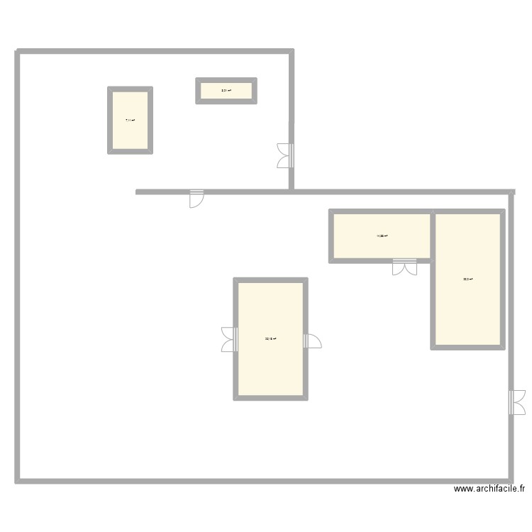 Résidence des Servins (simplifiée). Plan de 0 pièce et 0 m2