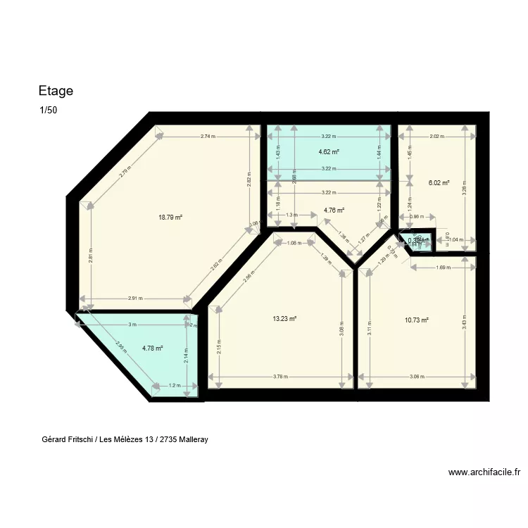 1992etage. Plan de 