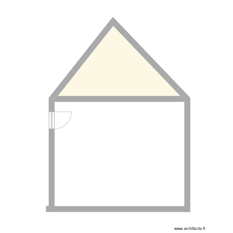 maison Achille et Maxime . Plan de 1 pièce et 10 m2