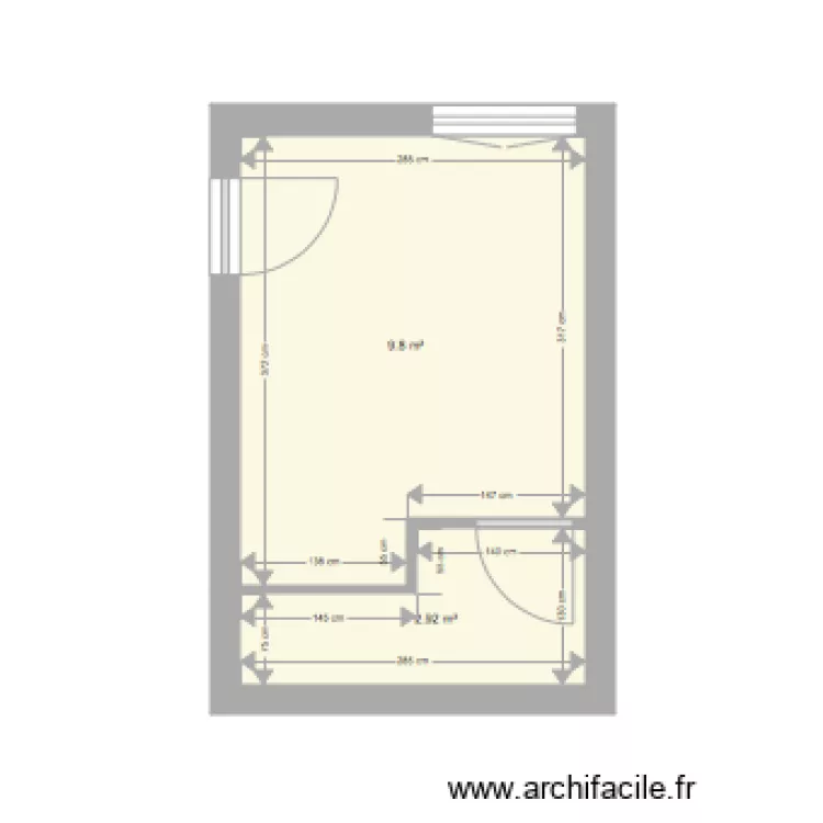 STUDIO 152 ST DENIS. Plan de 