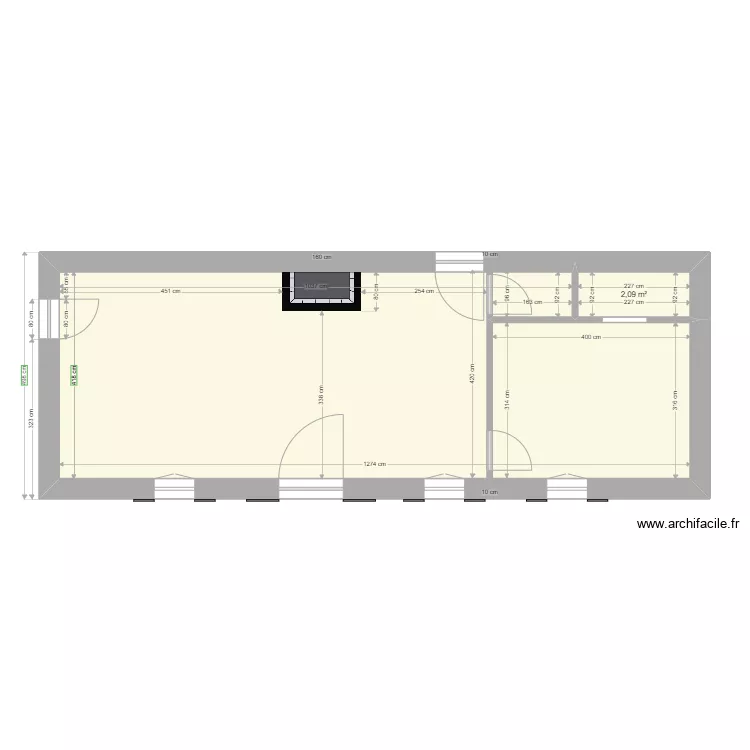 chez rose avec portes et fenetres exactes. Plan de 