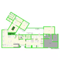 Plan restaurant v4 avec bar centrale revu grande salle et salle de jeux arri&egrave;re