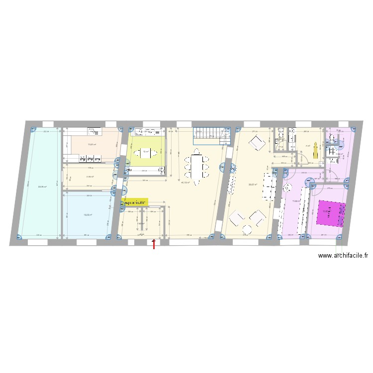 B encore un autre. Plan de 0 pièce et 0 m2