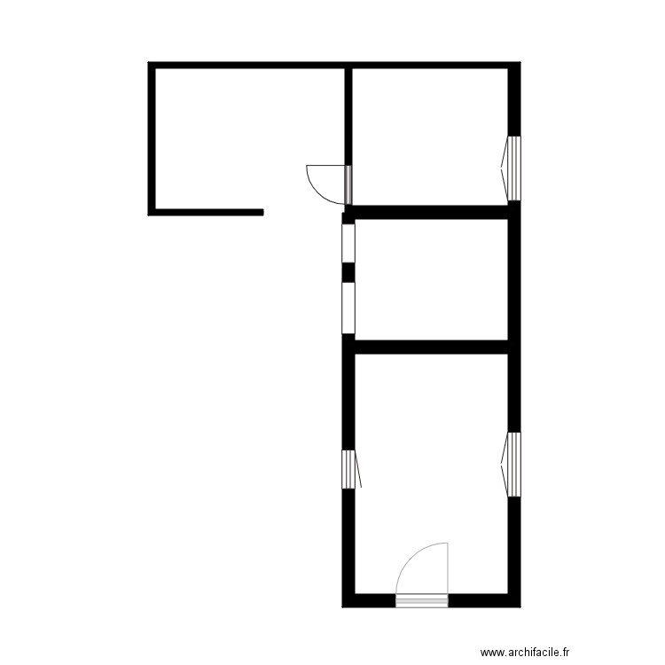 Douche. Plan de 0 pièce et 0 m2