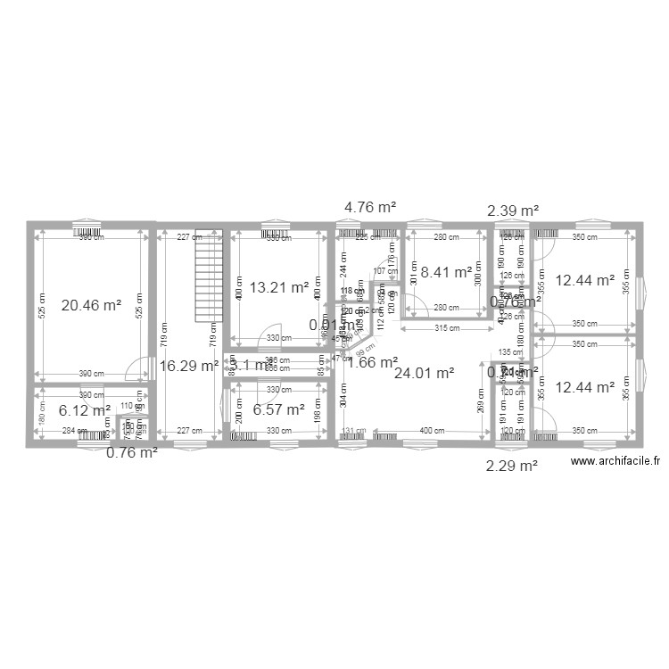 couvent 1 etage. Plan de 0 pièce et 0 m2