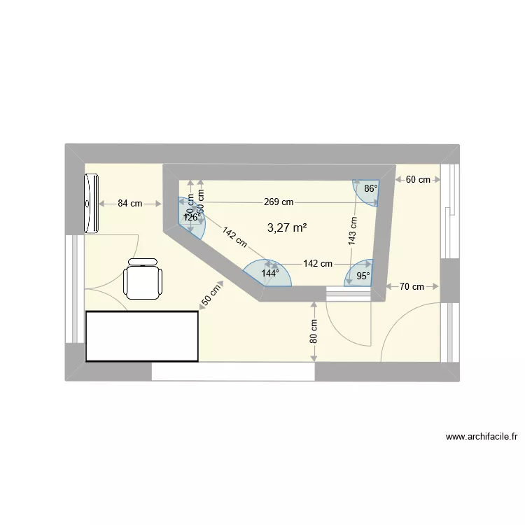 STUDIO ROLAND ADAPTE. Plan de 