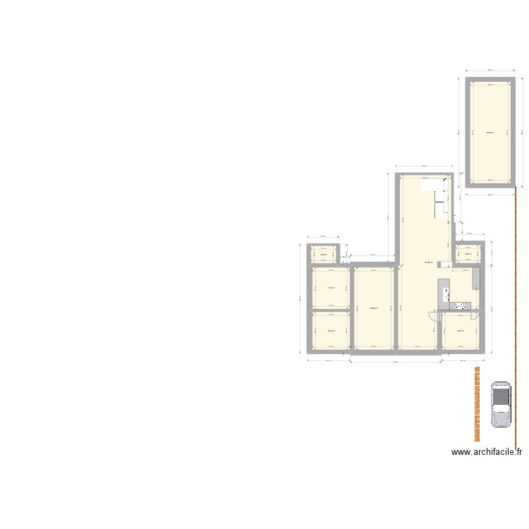 global avec garage last. Plan de 0 pièce et 0 m2
