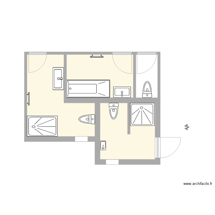 BADEFORT aménagement 2. Plan de 0 pièce et 0 m2