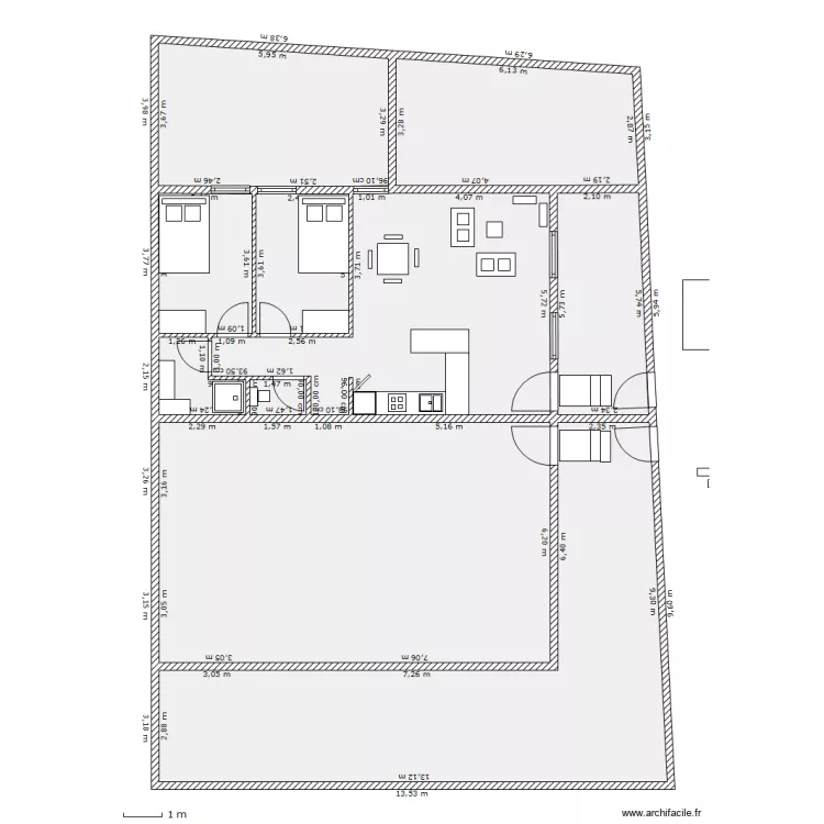 maison. Plan de maison. Plan de