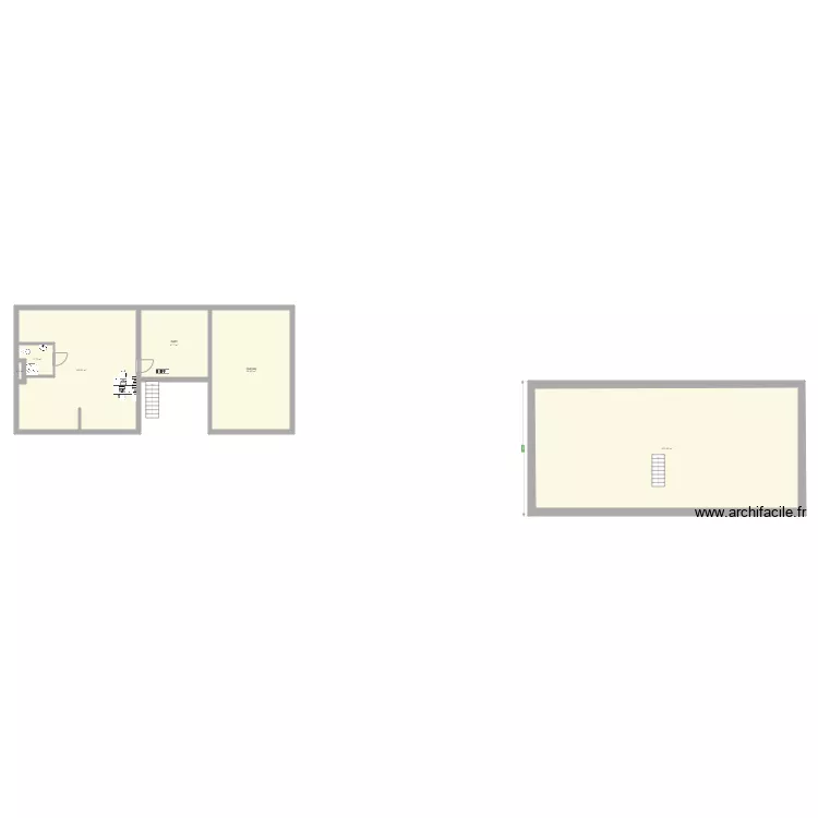 2e étage actuel. Plan de 2e étage actuel. Plan de