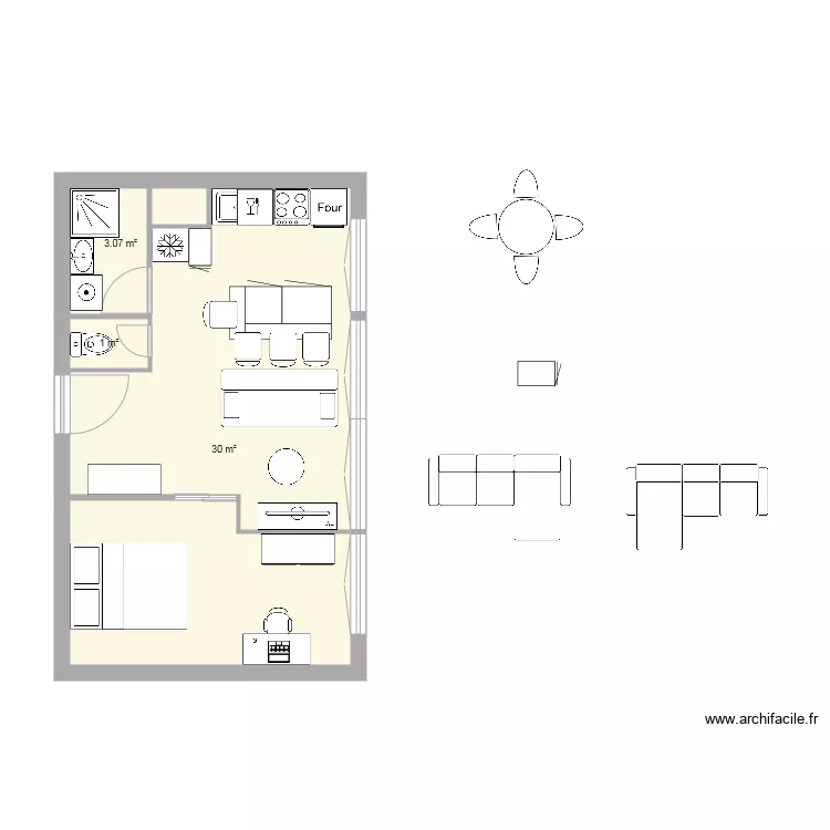 PLAN 39 av Gare Asse PROJETE. Plan de 