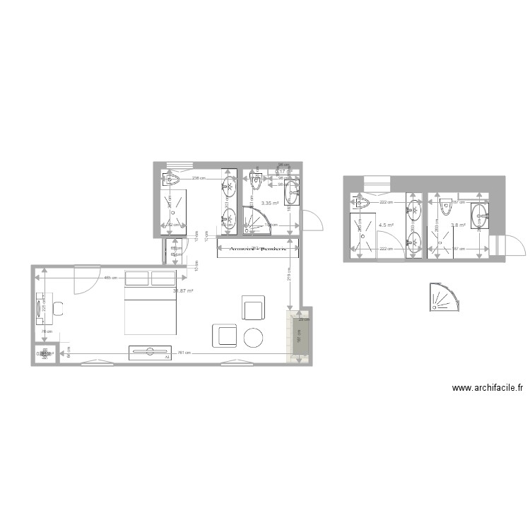 1er SB A CREER. Plan de 0 pièce et 0 m2