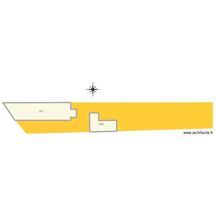 plan de masse avant. Plan de 