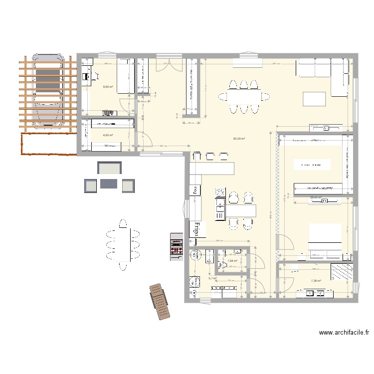 maison 3. Plan de 0 pièce et 0 m2