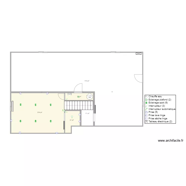 6 Plan électrique partie du bas. Plan de 6 Plan électrique partie du bas. Plan de