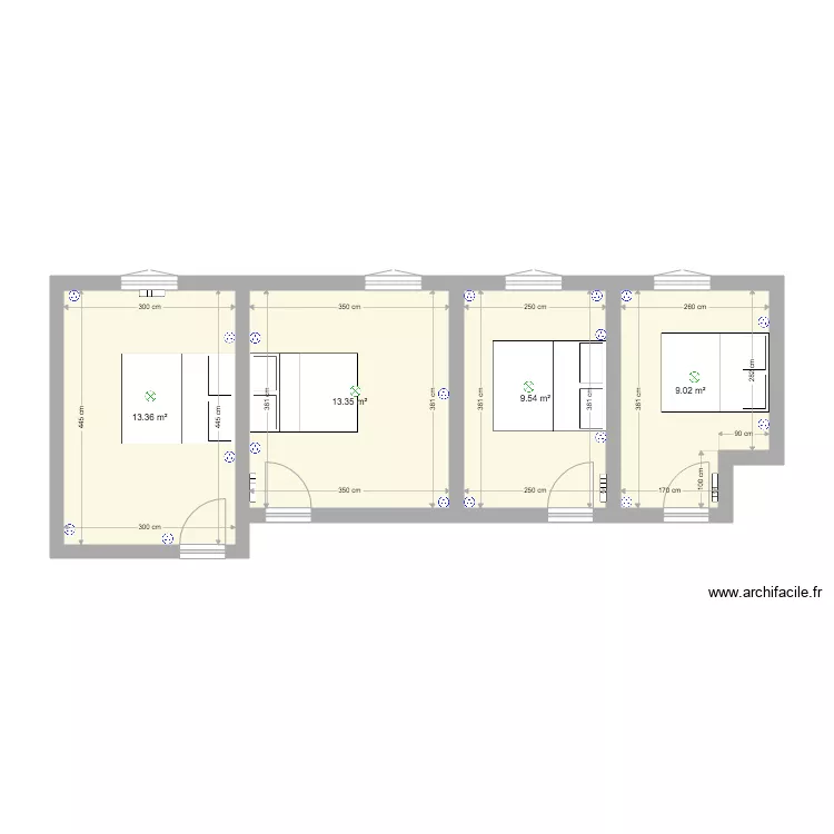 ETAGE ROSAIS. Plan de ETAGE ROSAIS. Plan de