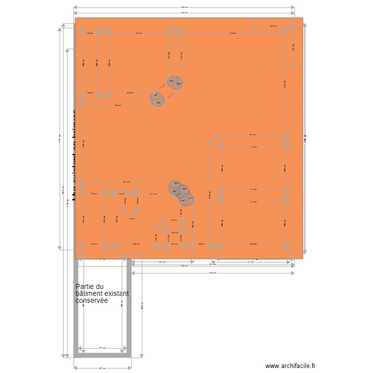 Rosieres 142m2 ind G sans meubles. Plan de 0 pièce et 0 m2