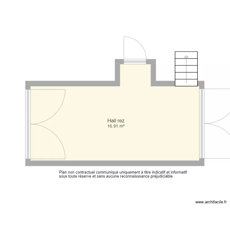 Hall rez Haute Wez 40 4030 Grivegnée. Plan de Hall rez Haute Wez 40 4030 Grivegnée. Plan de