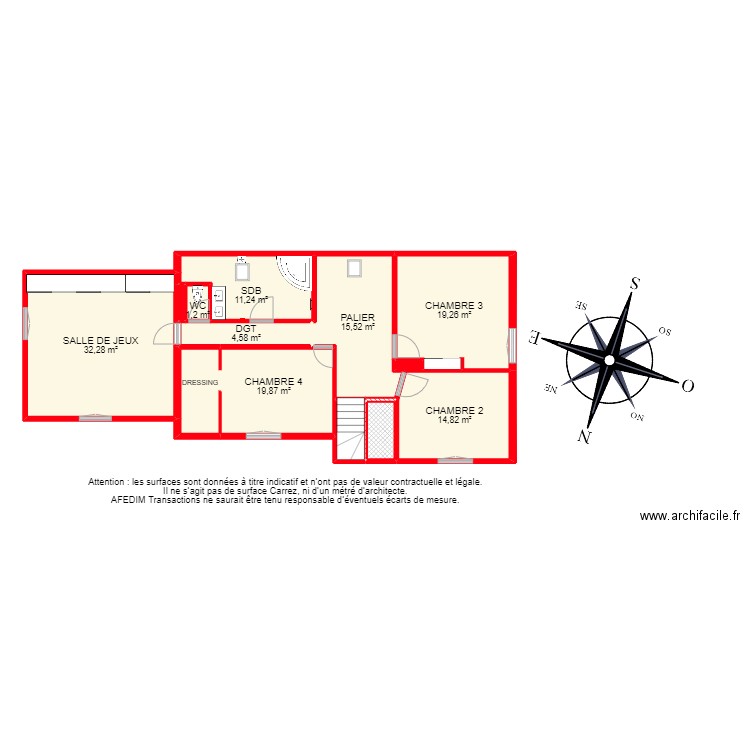 BI 14096. Plan de 29 pièces et 465 m2