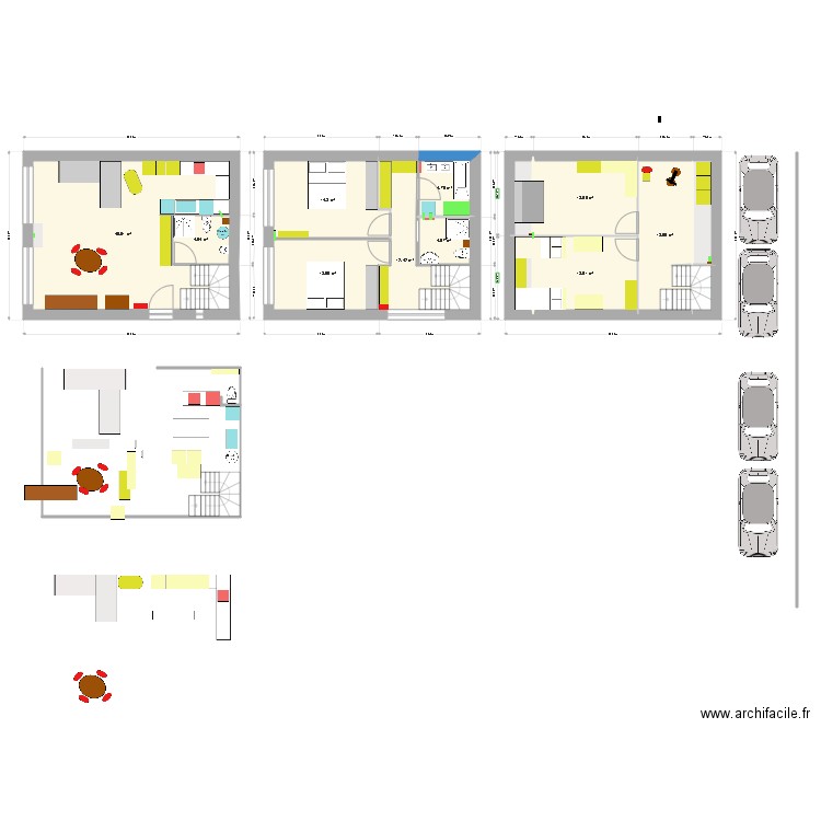 Maison Neuilly. Plan de 0 pièce et 0 m2