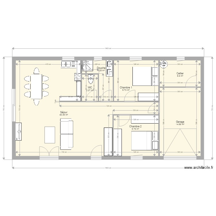 Maison JPB 2. Plan de 0 pièce et 0 m2