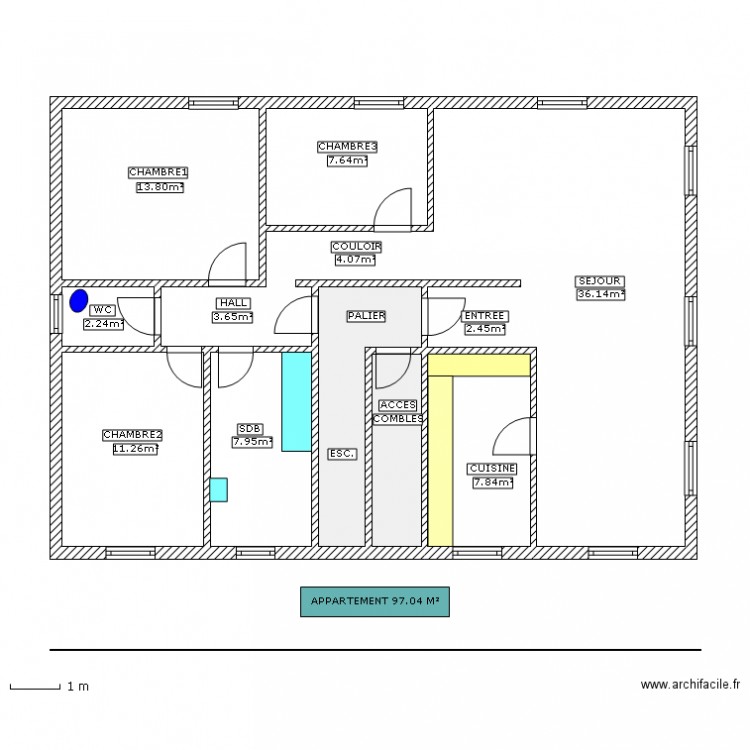 BRET. Plan de 0 pièce et 0 m2