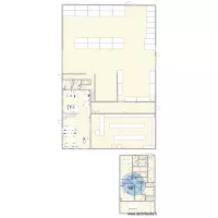 new layout with 20m width mezz access to upstairs