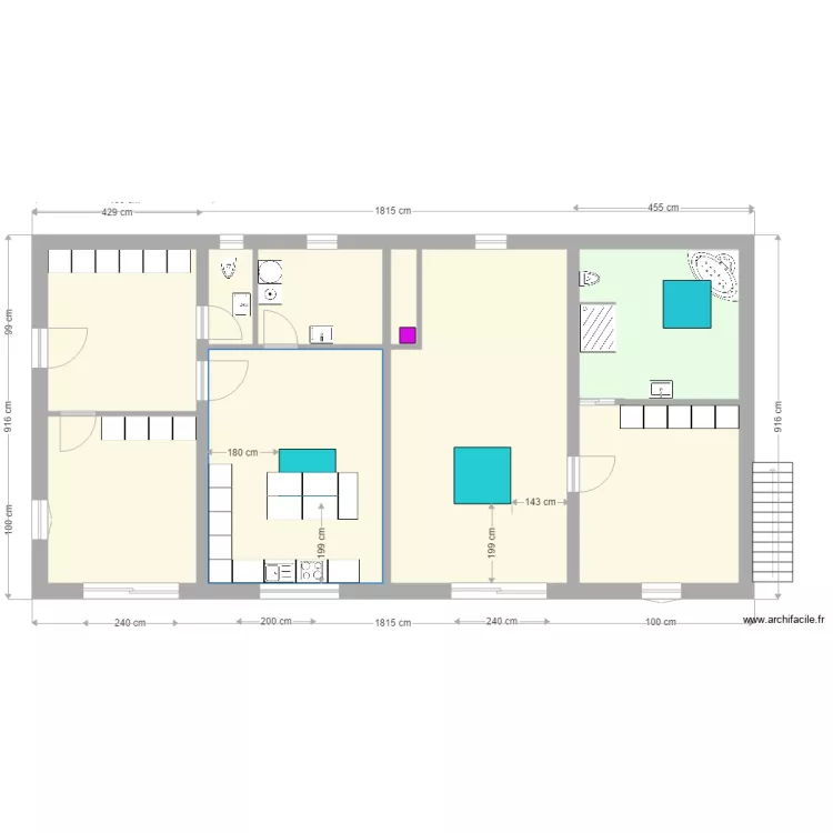 maisonmiclau61550411cuis 6060. Plan de 
