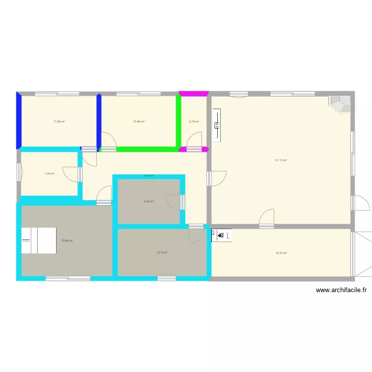 yanis maison. Plan de 