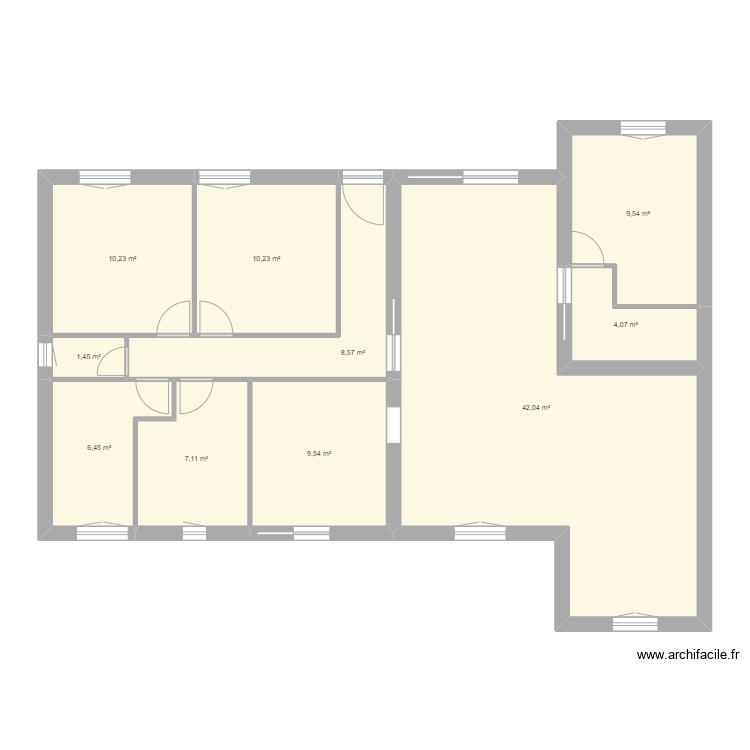 Gratentour. Plan de 0 pièce et 0 m2