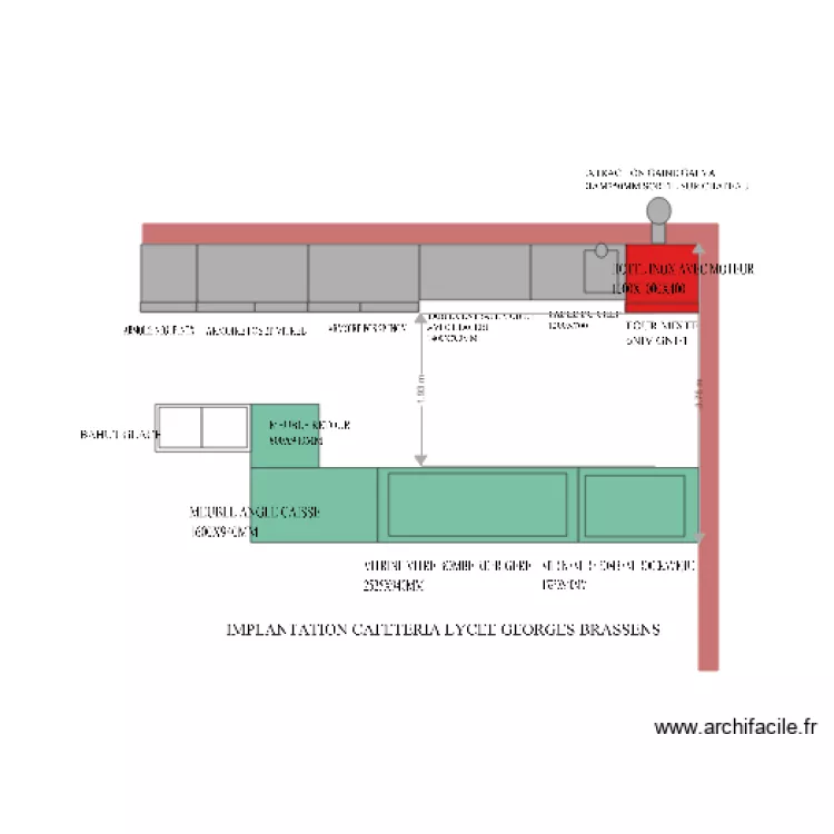 LYCEE BRASSENS. Plan de 