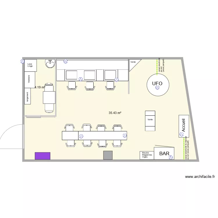 NAIL BAR SIERRE NEW 2019 bis. Plan de 