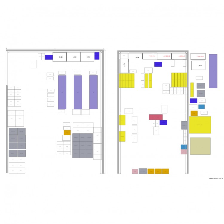 travail V1. Plan de 0 pièce et 0 m2