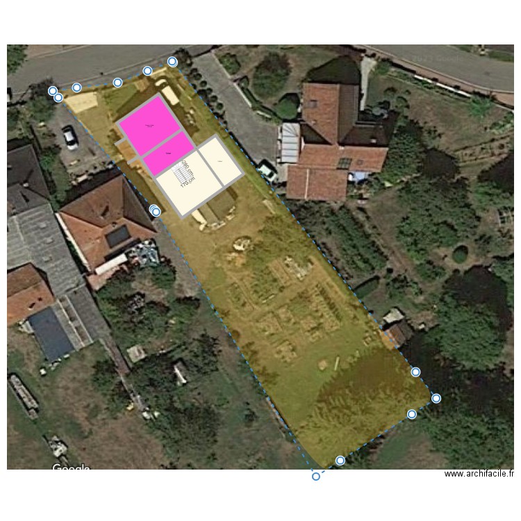 cADASTRE OBER. Plan de 14 pièces et 287 m2