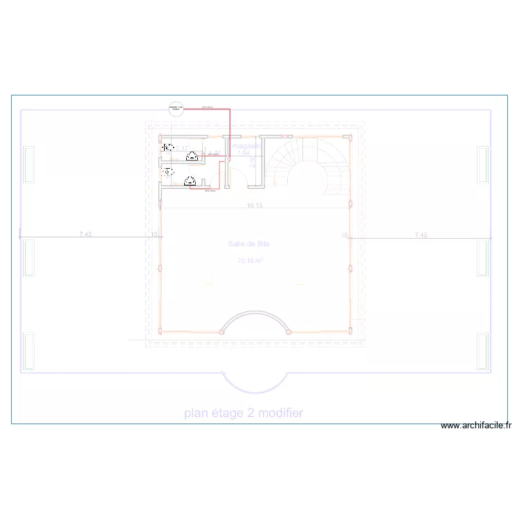 Eau chaude Etage2 . Plan de 0 pièce et 0 m2