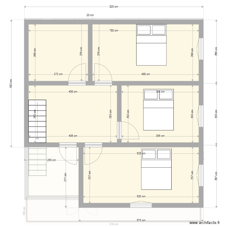 MaisonBatoufamv2. Plan de 0 pièce et 0 m2