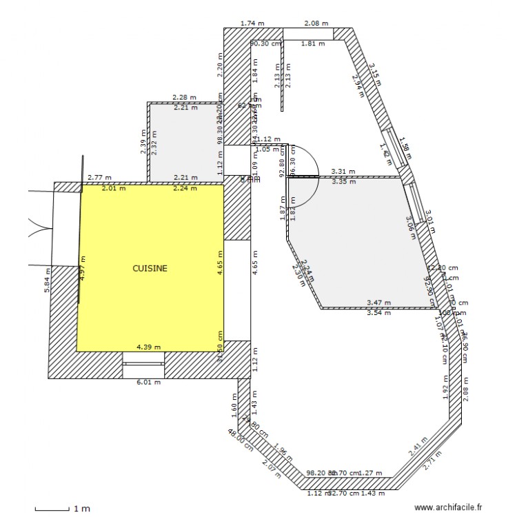 aparte 4 modifier. Plan de 0 pièce et 0 m2