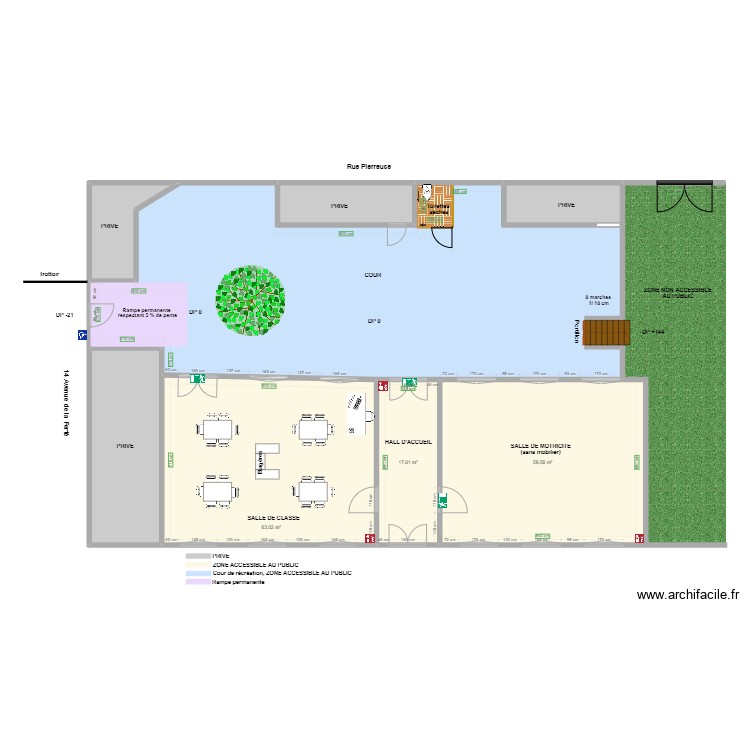 E3C ECOLE CREATIVE JOUARRE APRES TRAVAUX. Plan de 0 pièce et 0 m2