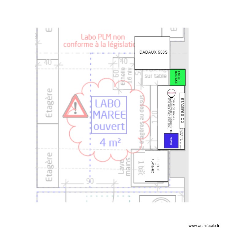 PART DIEU LABO. Plan de 0 pièce et 0 m2