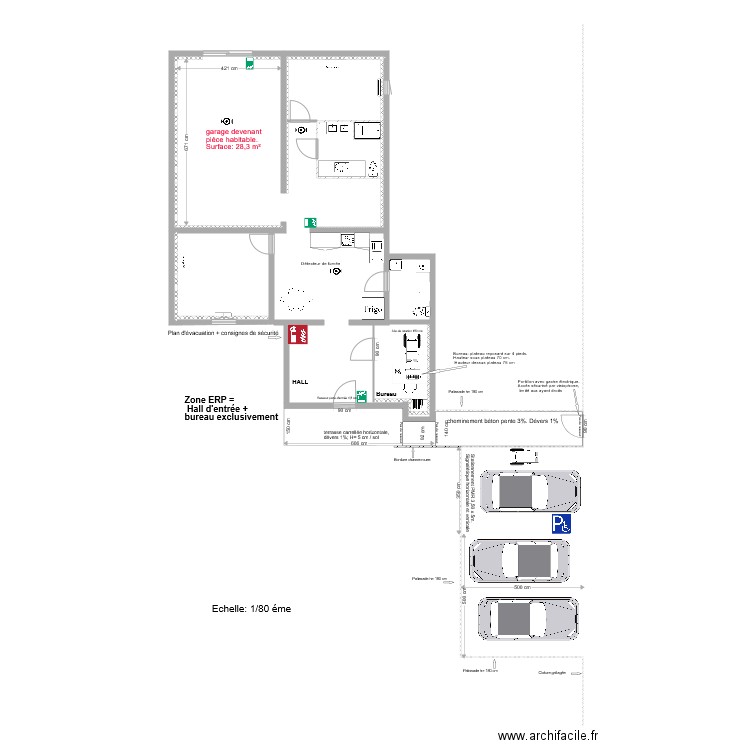 Plan détails DP. Plan de 0 pièce et 0 m2