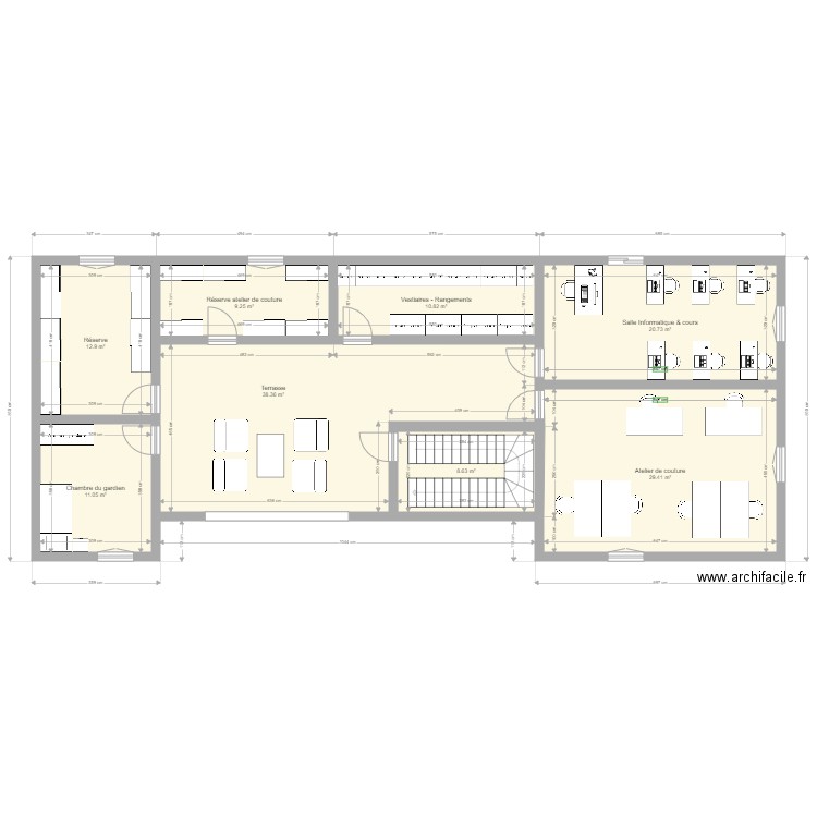 Centre de formation 8ter. Plan de 0 pièce et 0 m2